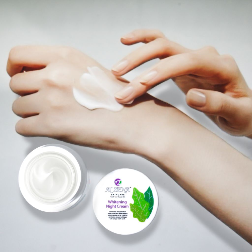 Suncreen whitening day cream & night cream by Alzena Skincare