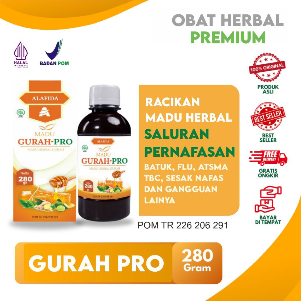 Gurah Pro Madu Obat Herbal Gurah Batuk