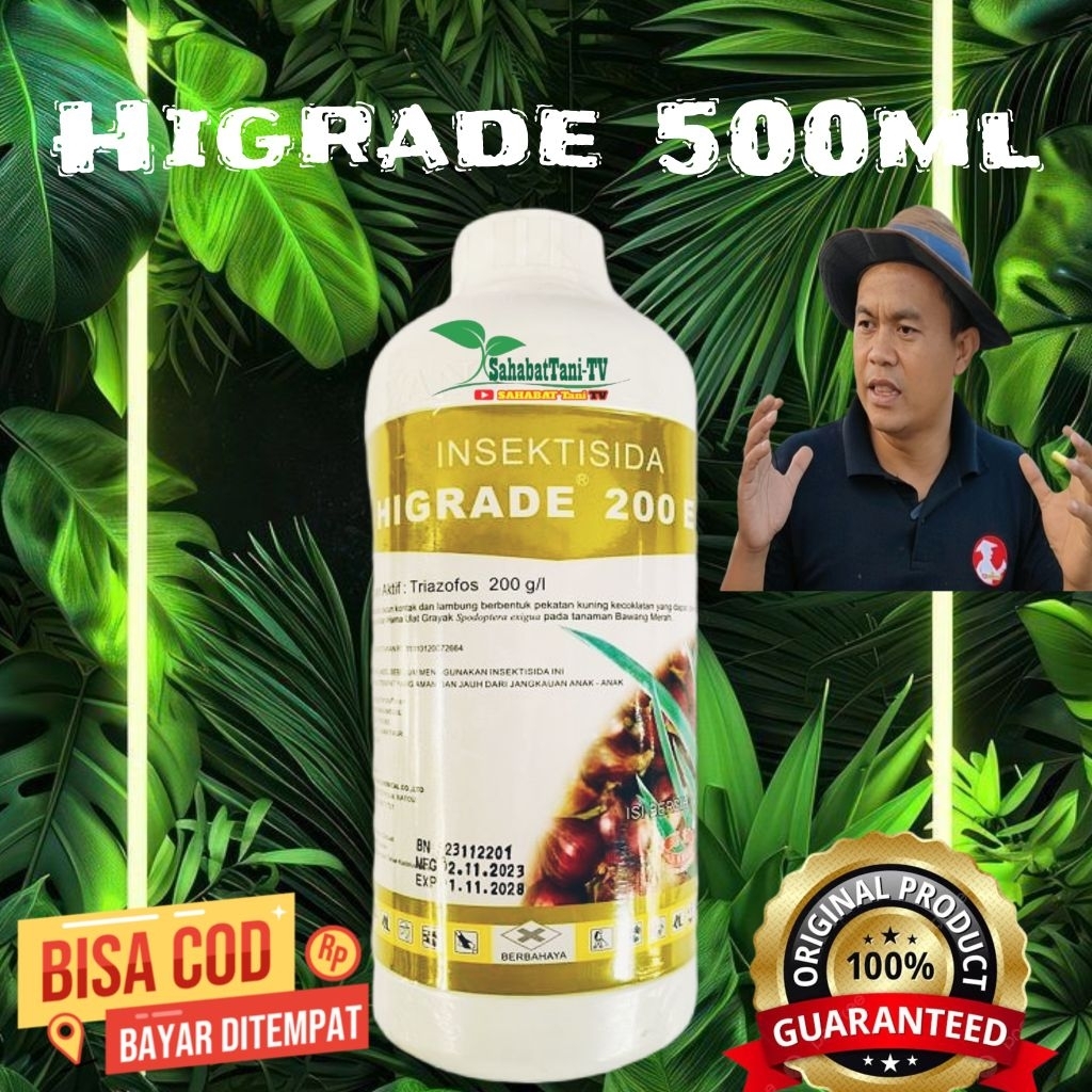 INSEKTISIDA HIGRADE 500ML 200GL BAHAN AKTIF TRIAZOFOS
