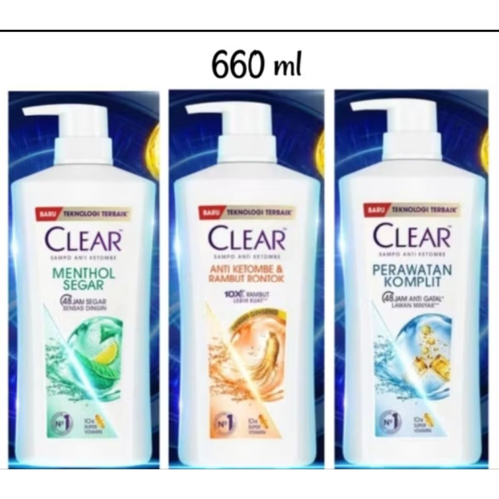 Clear Ice Cool Menthol / complete Soft Care 660 ml Shampoo Anti Dandruff