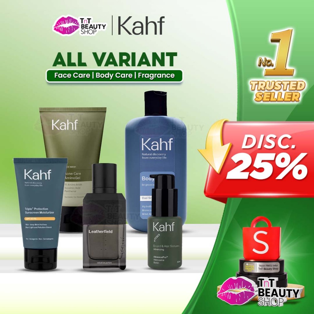 KAHF All Series Deodorant Face Wash Body Wash Nourishing Beard Oil Beard Serum | TnT Beauty Shop