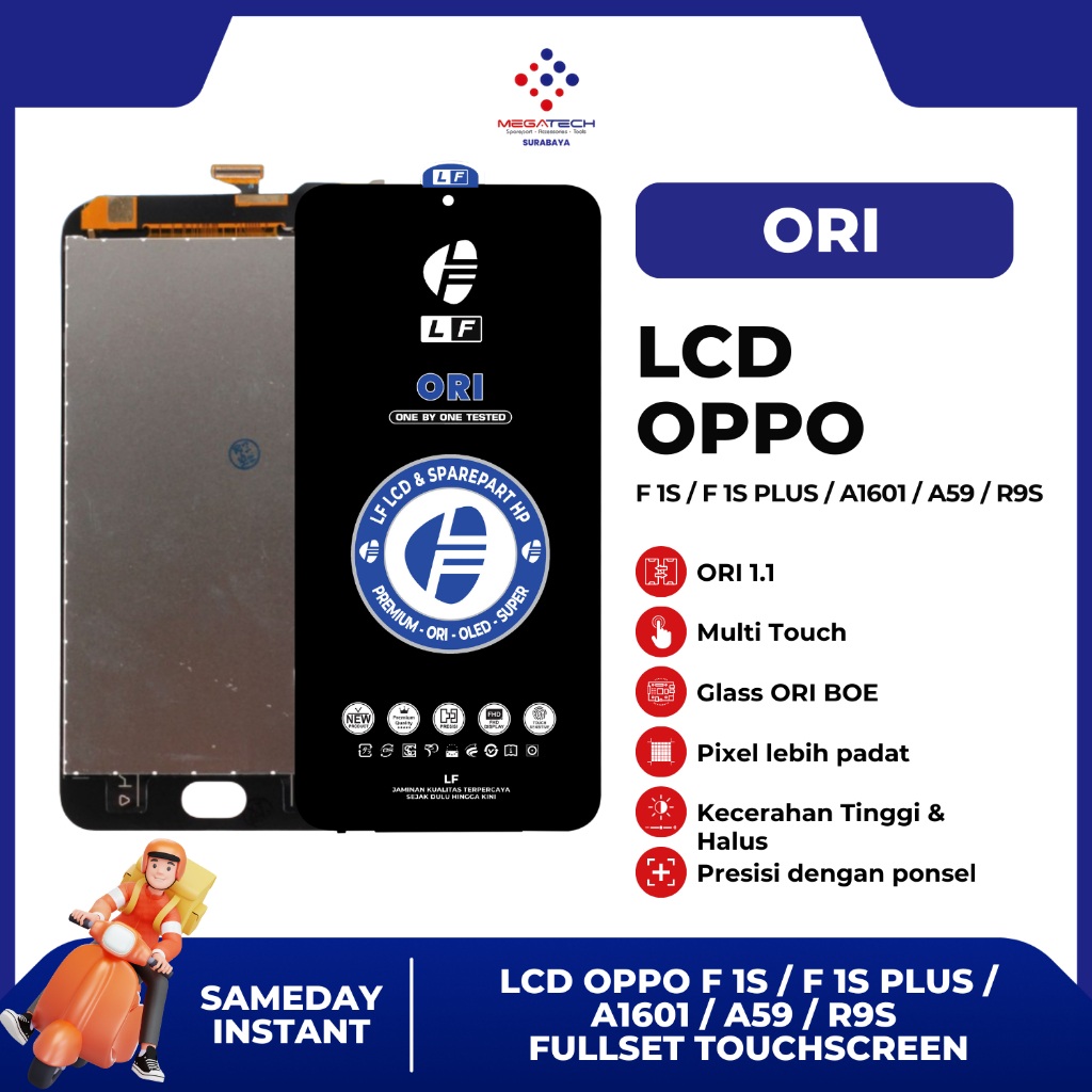 LCD OPPO F1S / F1S PLUS / A1601 / A59 / R9S FULLSET TOUCHSCREEN