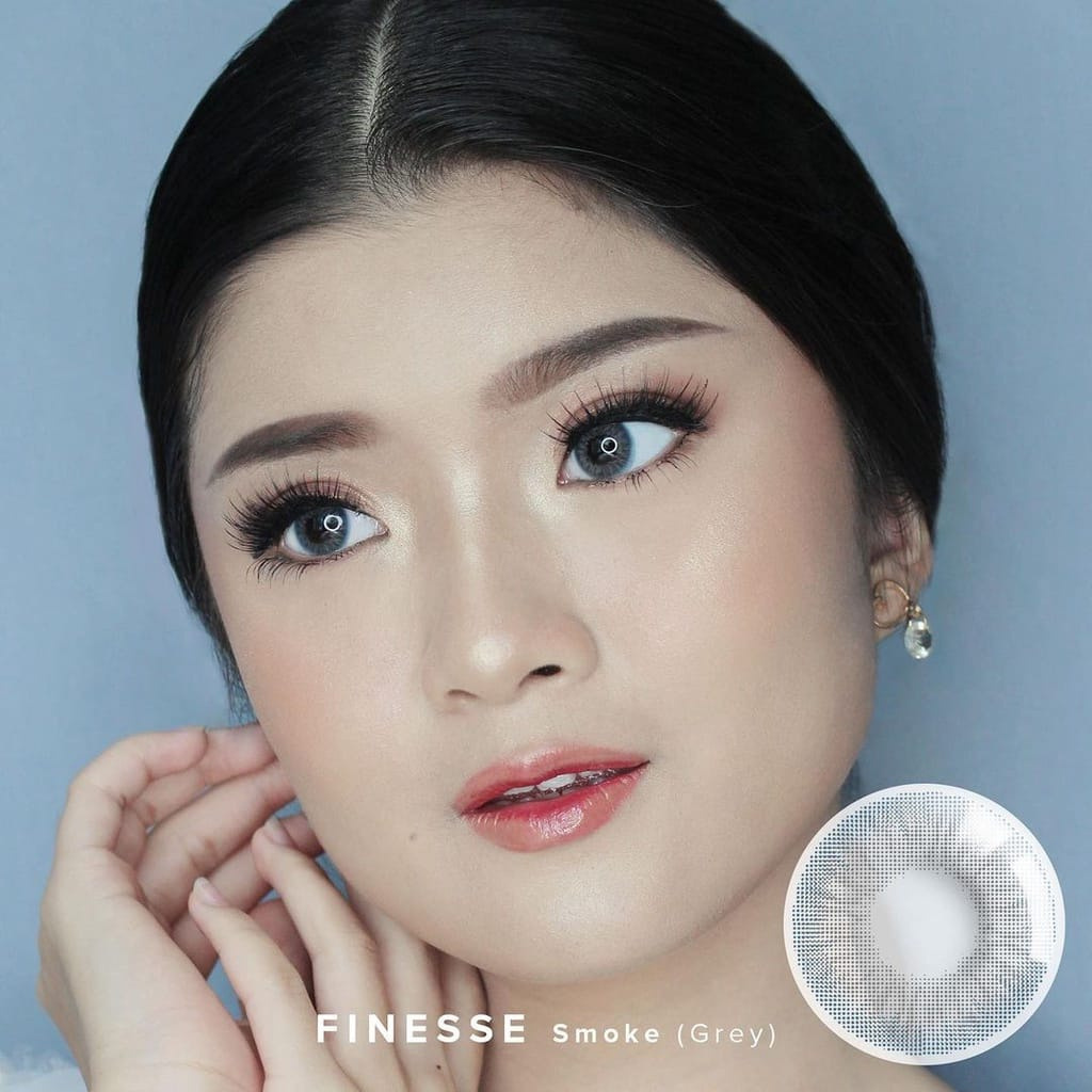 SOFTLENS X2 FINESSE SMOKE GREY BY EXOTICON (MINUS 0.50 S.D -6.00) DIA 14.20 MM