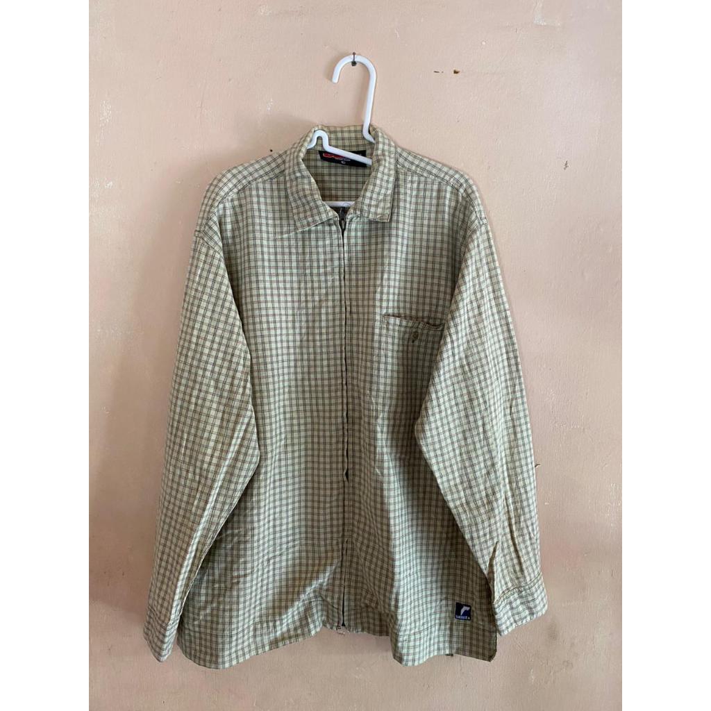 Kemeja Vans Tartan Zipper