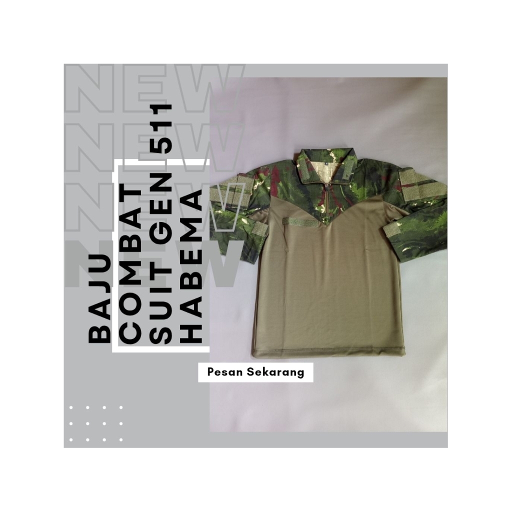 Baju BDU Combat Suit Gen 511 Loreng Habema