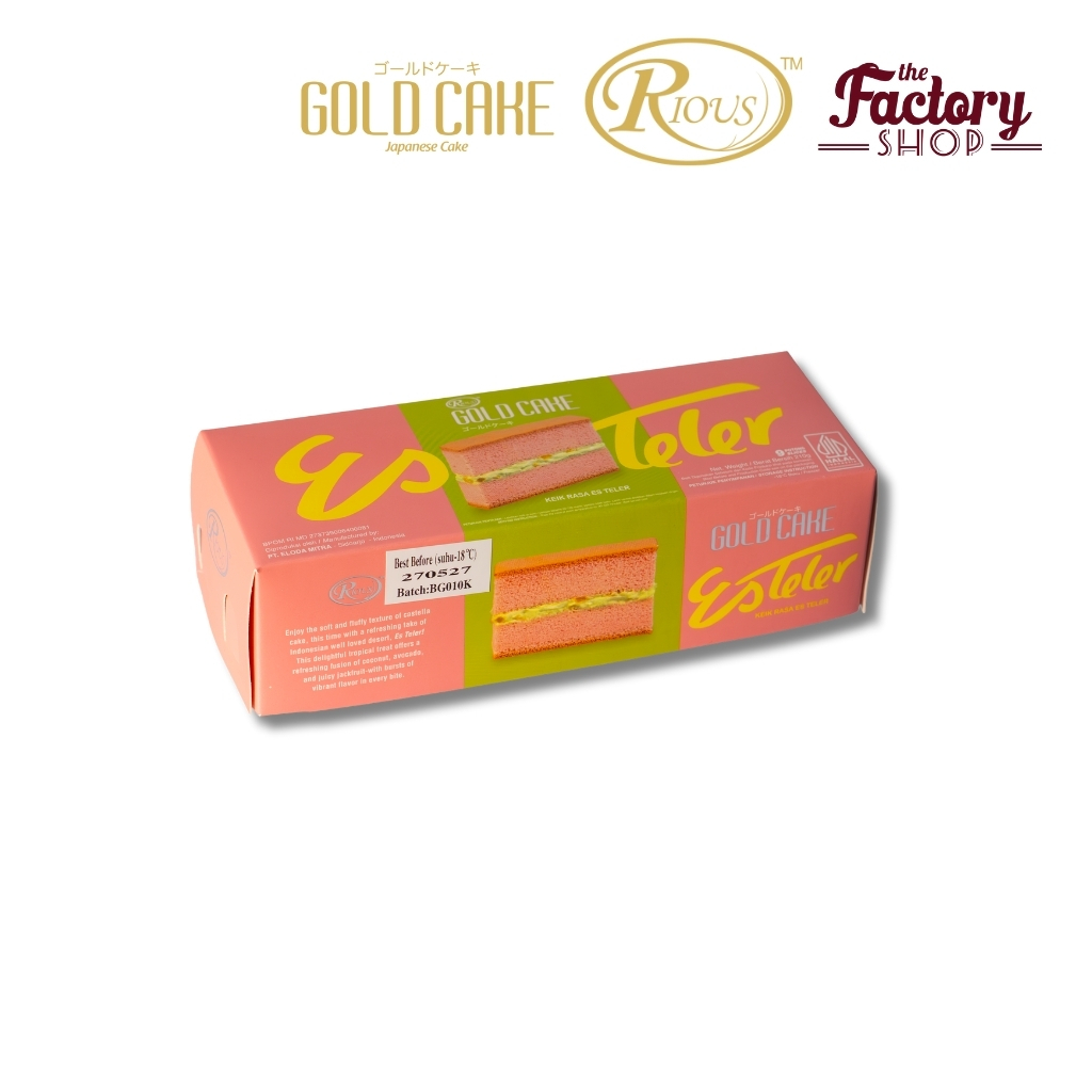 RIOUS GOLD CAKE RASA ES TELER MINI (289933998010007)