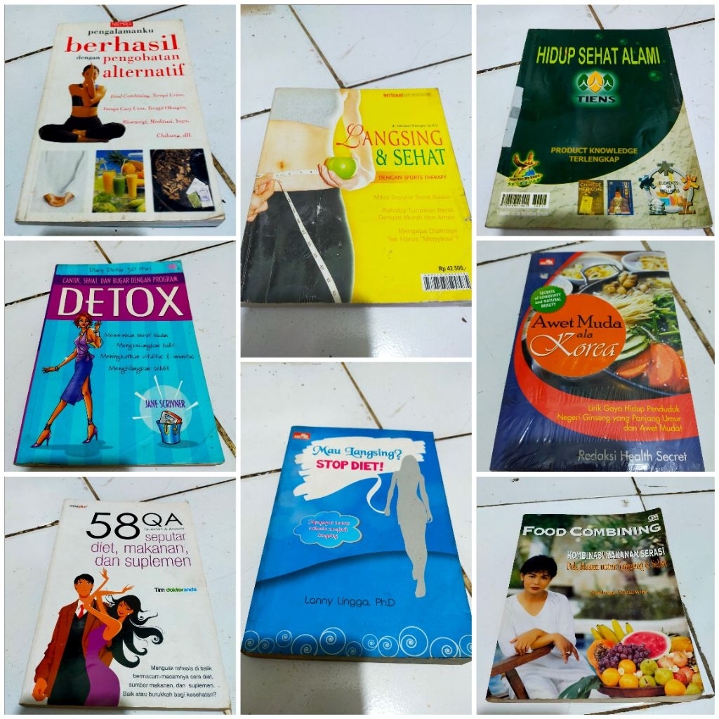 ORI FOOD COMBINING KOMBINASI MAKANAN SERASI / 58 Qa seputar diet makanan dan suplemen / Mau langsing