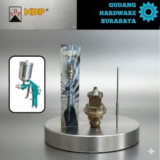 NDP Mata Nozzle Dalam 0.8mm + jarum set spray gun type F-75G / F75S ( ( universal ) 100% mata Nozzle