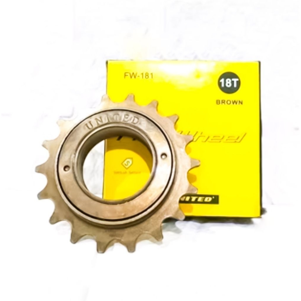 Freewheel Sepeda Anak BMX United 18T Brown