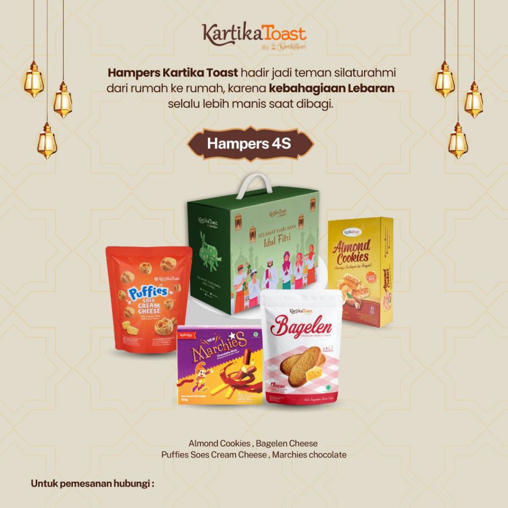 HAMPERS 4s KARTIKA SARI KARTIKA TOAST KUE KERING PROMO PARCEL PAKET LEBARAN