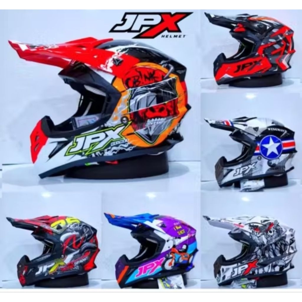 HELM JPX FOX-1 X38 PULL WARNA