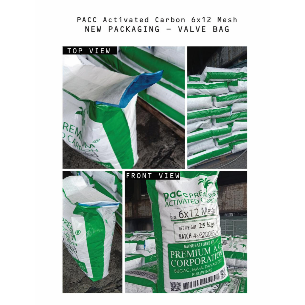 CARBON ACTIVATED DAVAO Karbon Aktif 25kg Menyerap Emas Perak Arang Kelapa