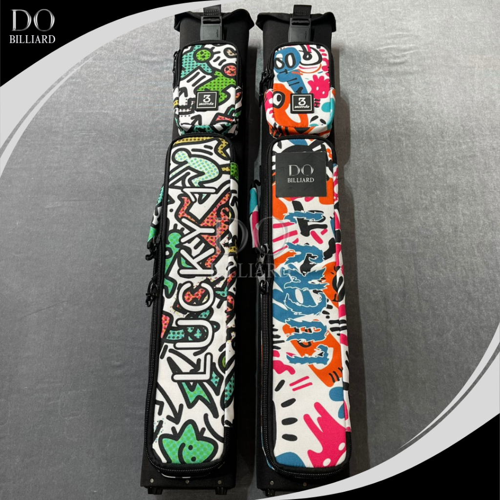 Tas Stick Billiard 3 SECOND X LUCKY 1 Cue Hardcase 3x5 / Tas 3 Second X Lucky One Hardcase 3x5 (Limi