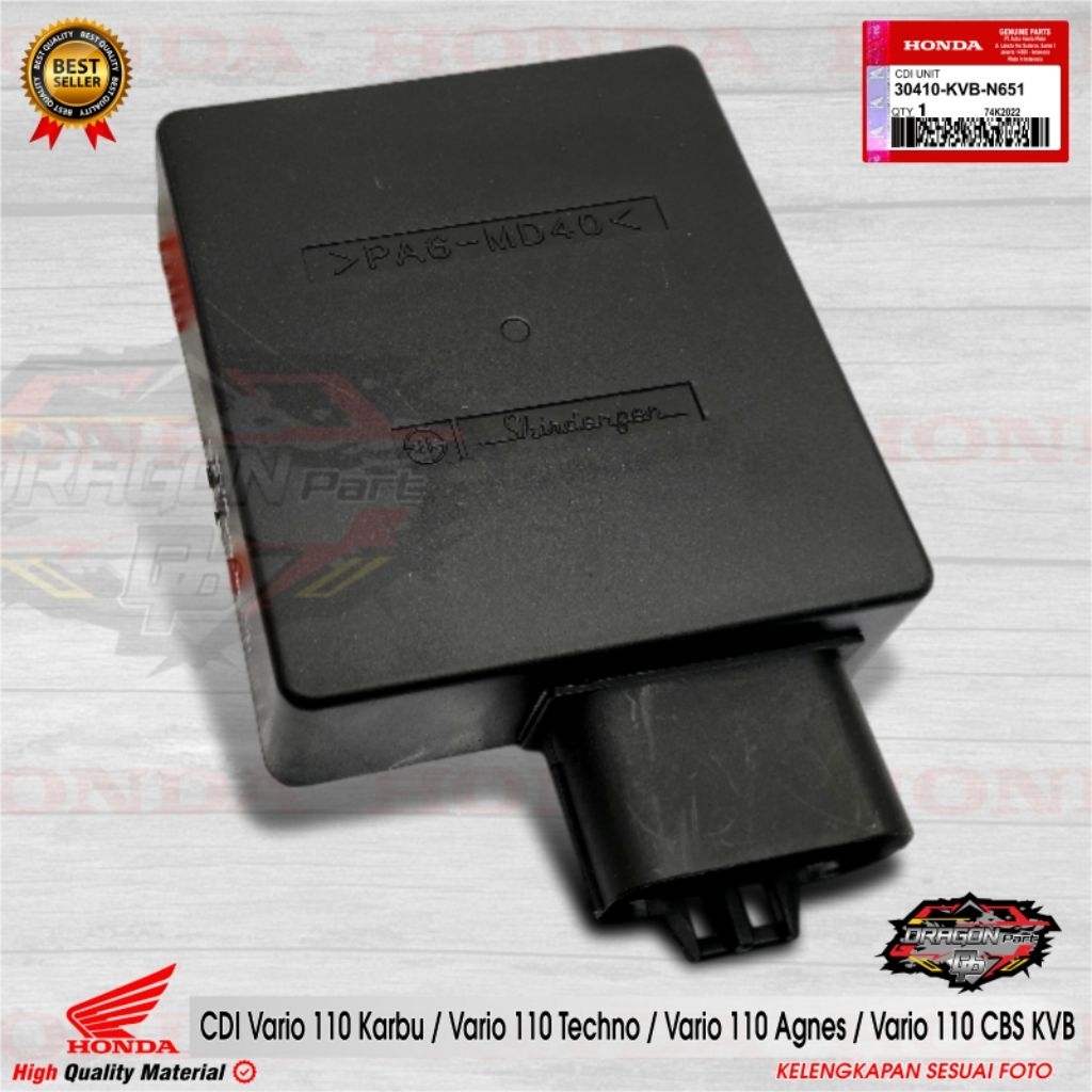 CDI UNIT VARIO 110 KARBU LAMA OLD TECHNO NON LED