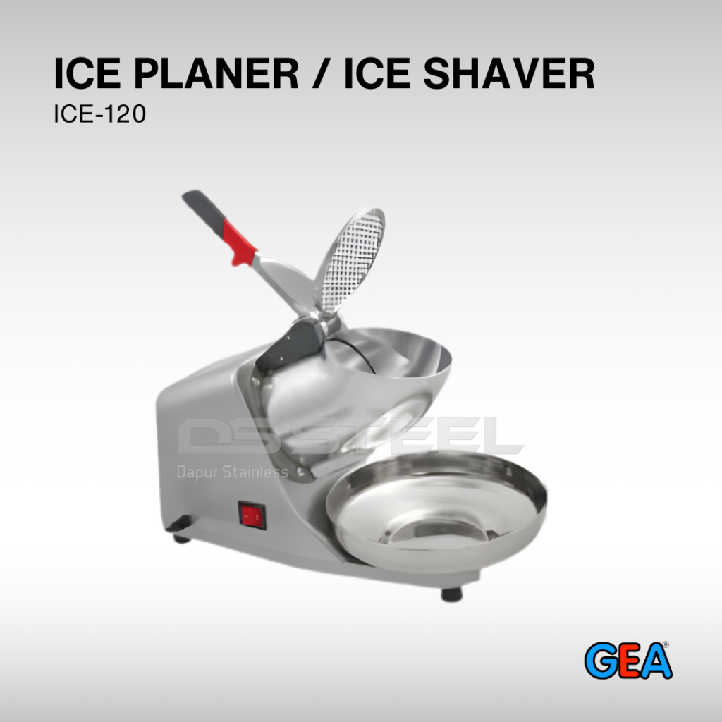 GEA Mesin Serut Es ICE-120 Mesin Peghancur Es Batu Tipe ICE-120 Merk GEA