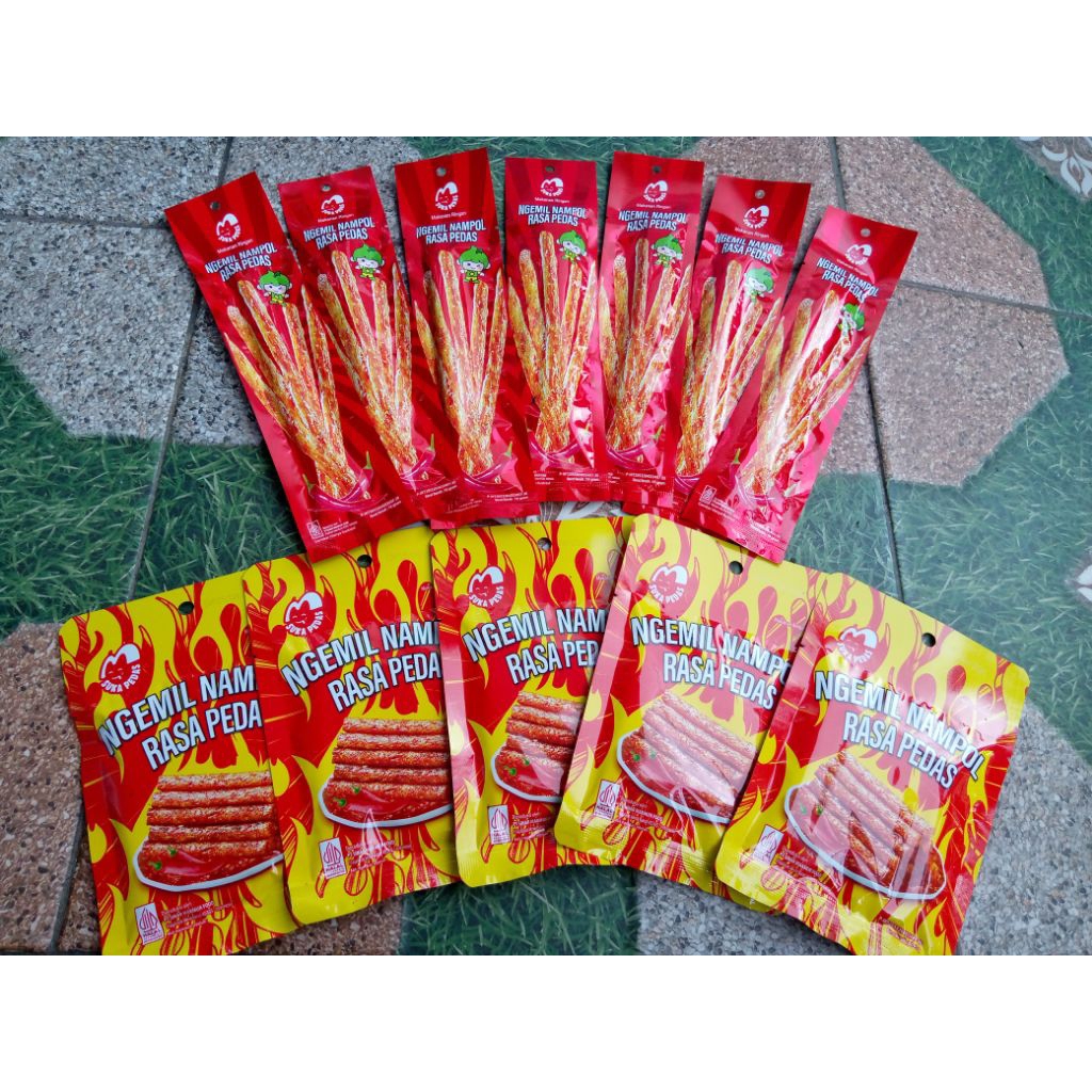 Latio cemilan viral pedas gurih kenyal halal berat 25gr 16gr promo sale