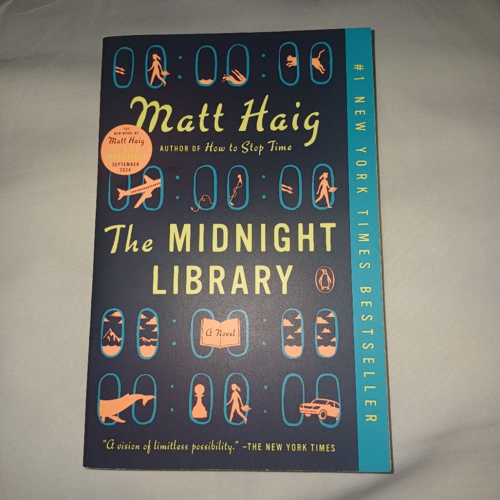 Preloved Novel The Midnight Library by Matt Haig (English, Import)