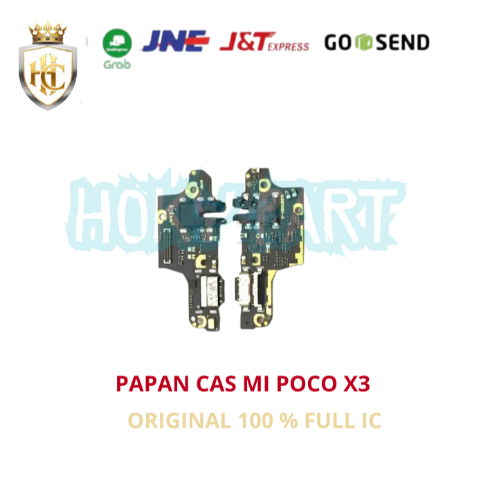 PAPAN KONEKTOR CAS FULL IC+MIC POCO X3/X3 GT ORIGINAL