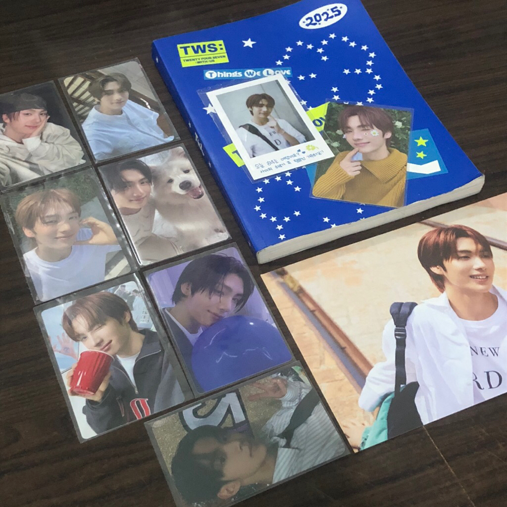 [BACA DESC] TWS Photocard PC POB LD Merchandise OFFICIAL READY INA Sparkling Blue Summer Beat Last B