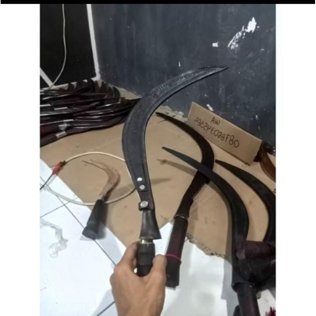 arit rumput asli Madura ukuran 60cm fre sarung