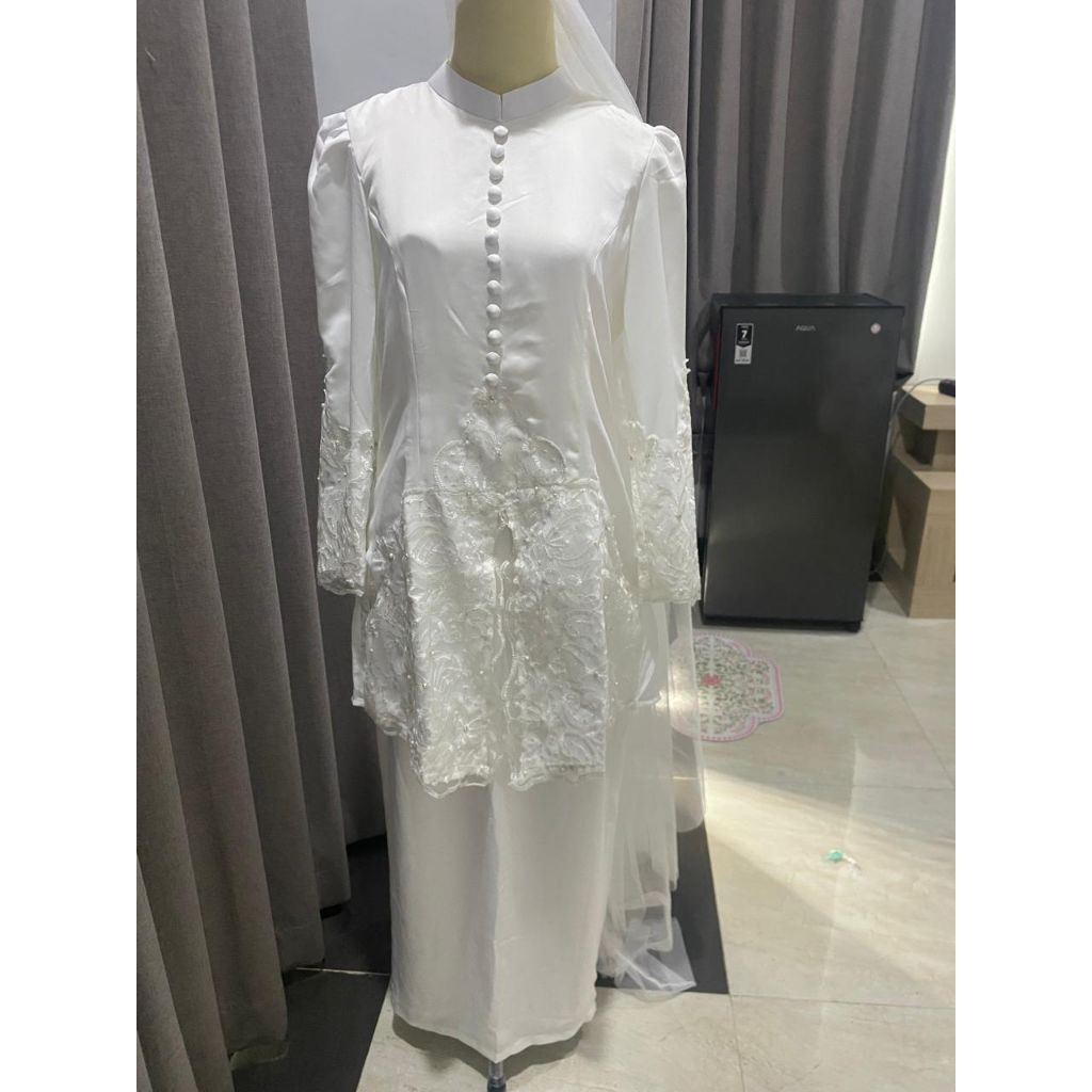 gaun pengantin Malaysia Melayu gaun akad gaun walimah wedding dress