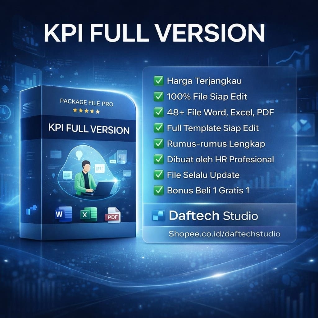 KPI FULL version untuk HRD perusahaan