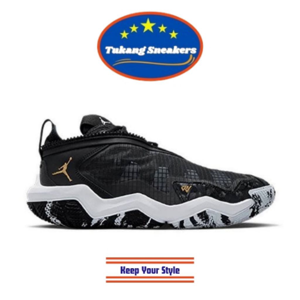 Sepatu Basket Pria Nike Jordan Why Not .6 PF Black NIKDV1249071