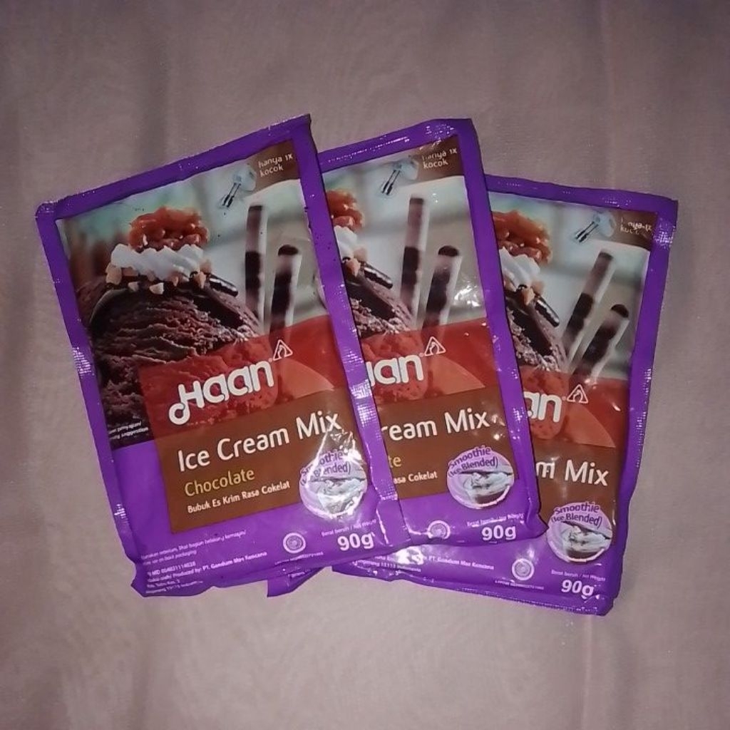 Bubuk Es Krim Rasa Cokelat (Haan) 90g