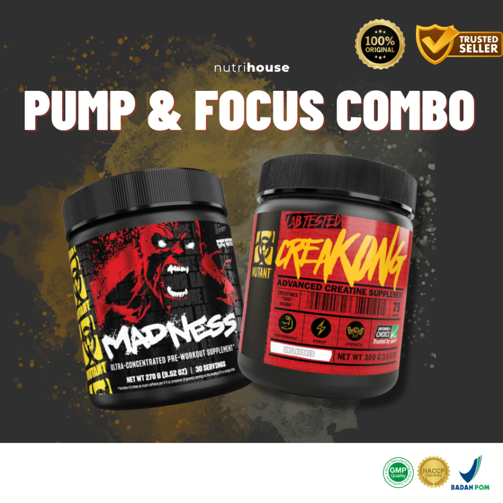 Mutant Creakong Creatine + Mutant Madness Preworkout PWO