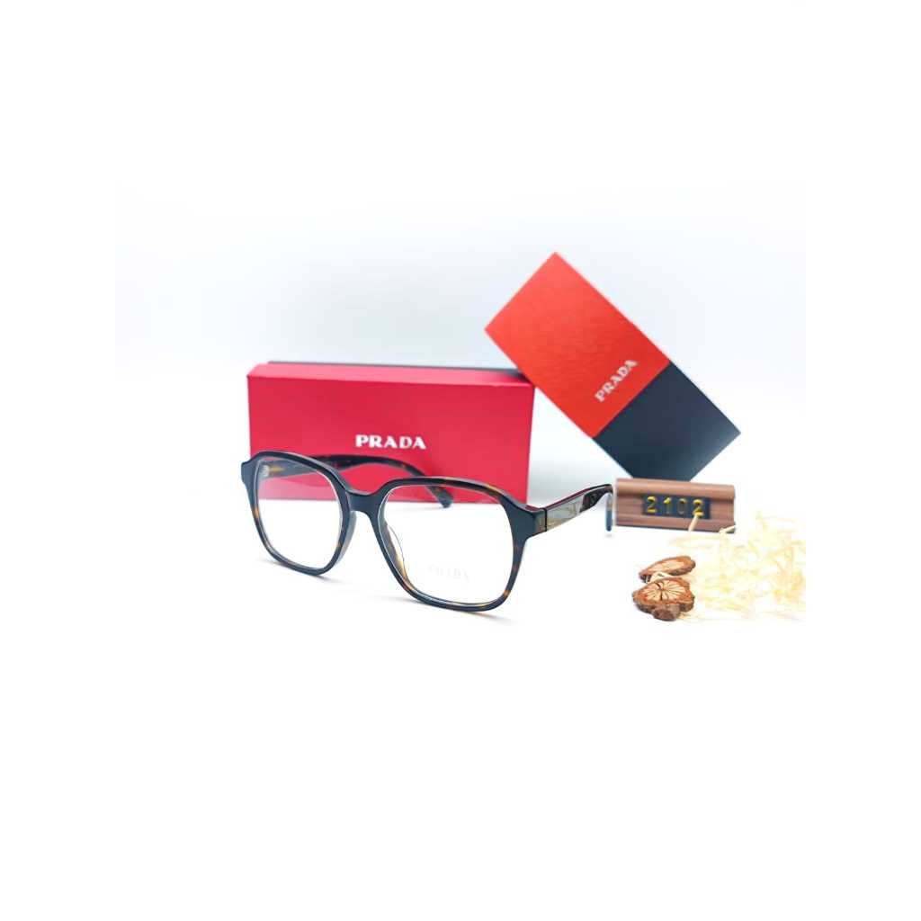 Frame Kacamata 2102 Engsel Pegas Untuk Wanita Lensa Optik Transparan