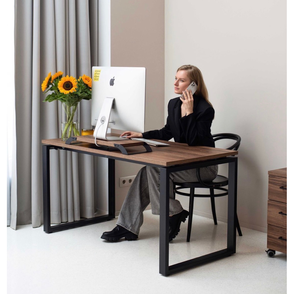 Meja Belajar Kayu Set Kursi / Meja Belajar Minimalis  / Meja Kerja / Meja Komputer Minimalis / Meja 