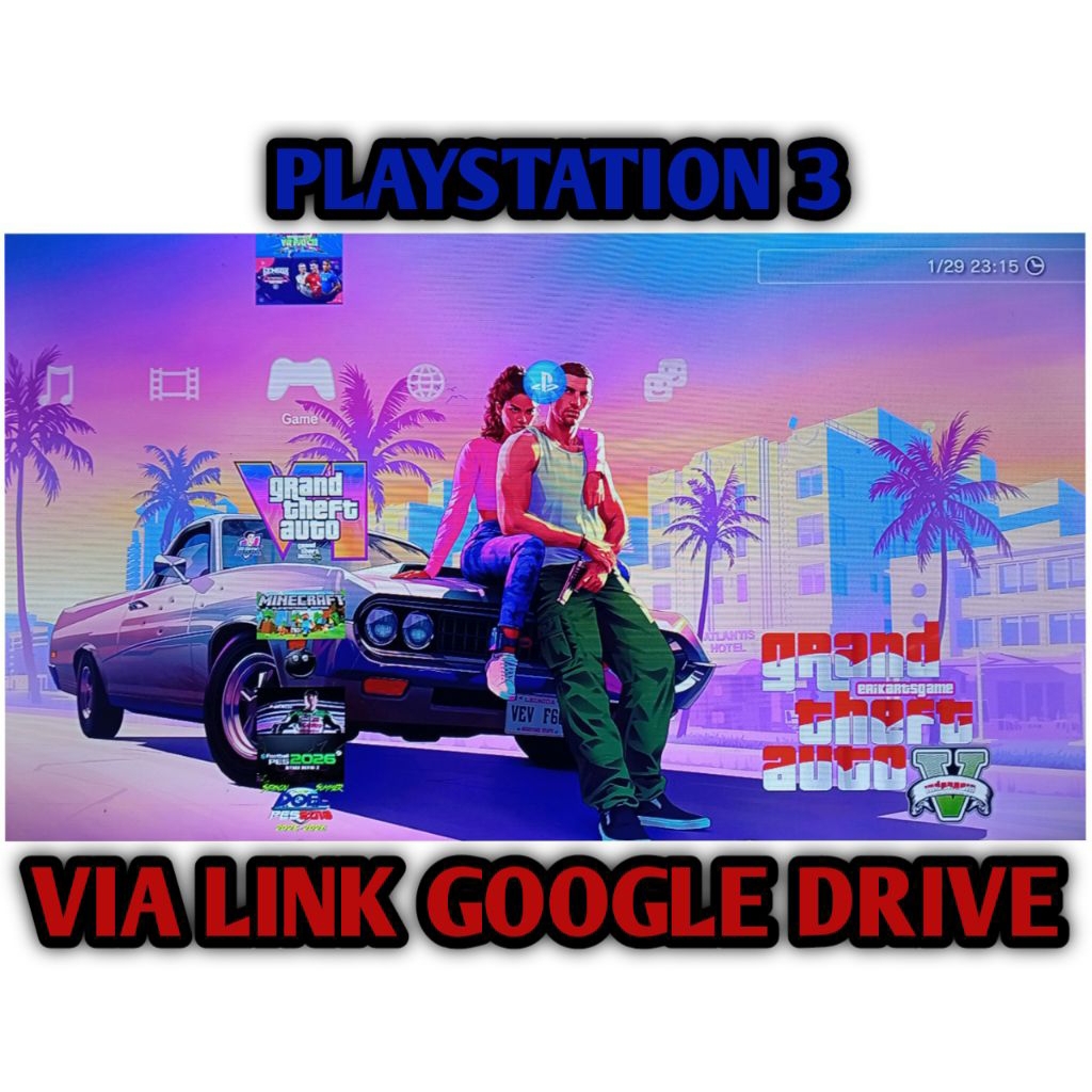 Game PS3 GTA 5 SUB INDO untuk PS3 CFW & HEN