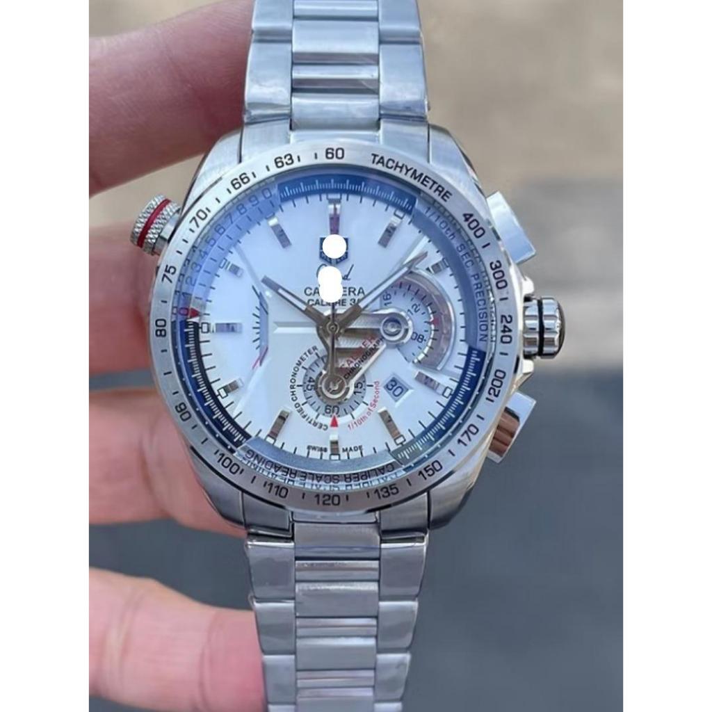 The Luxe Watch176 Jam Tangan Pria Mewah Grand Carrera CAL 43MM Quartz Men Watch