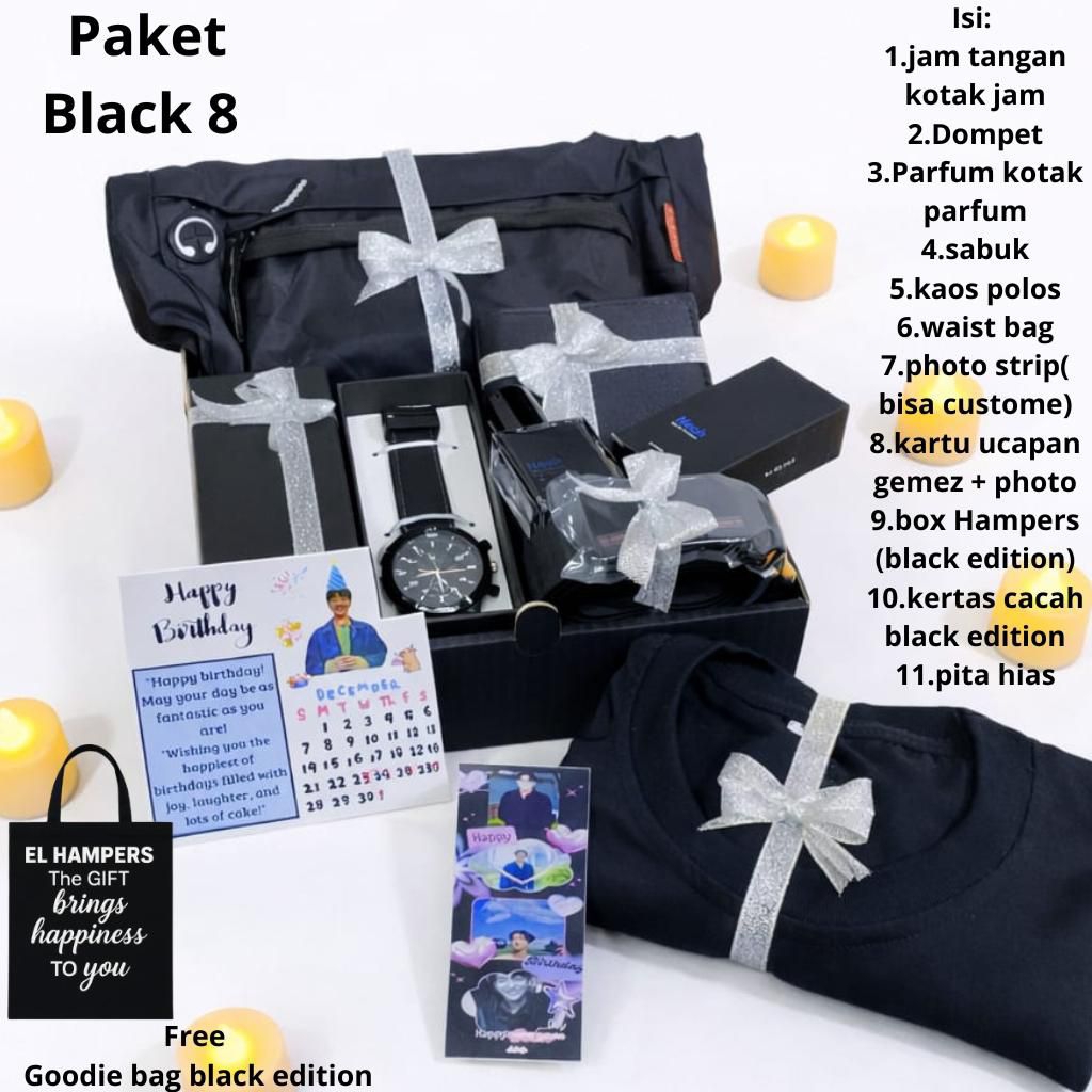 Hampers cowok kekinian/ Hampers cowok murah/ Hampers kado ulang tahun cowok/ Kado Sempro murah/ Gift