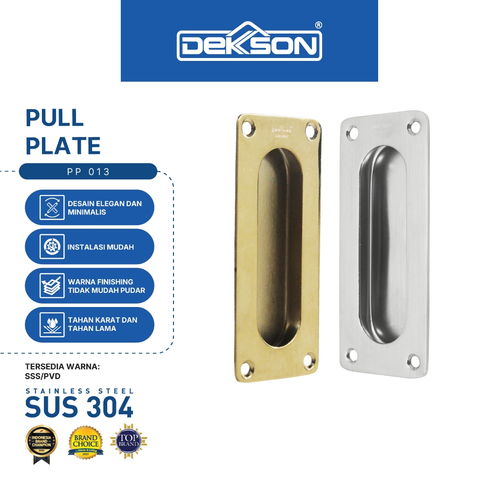 DEKKSON Pull Plate Gagang Pintu Geser PP 013
