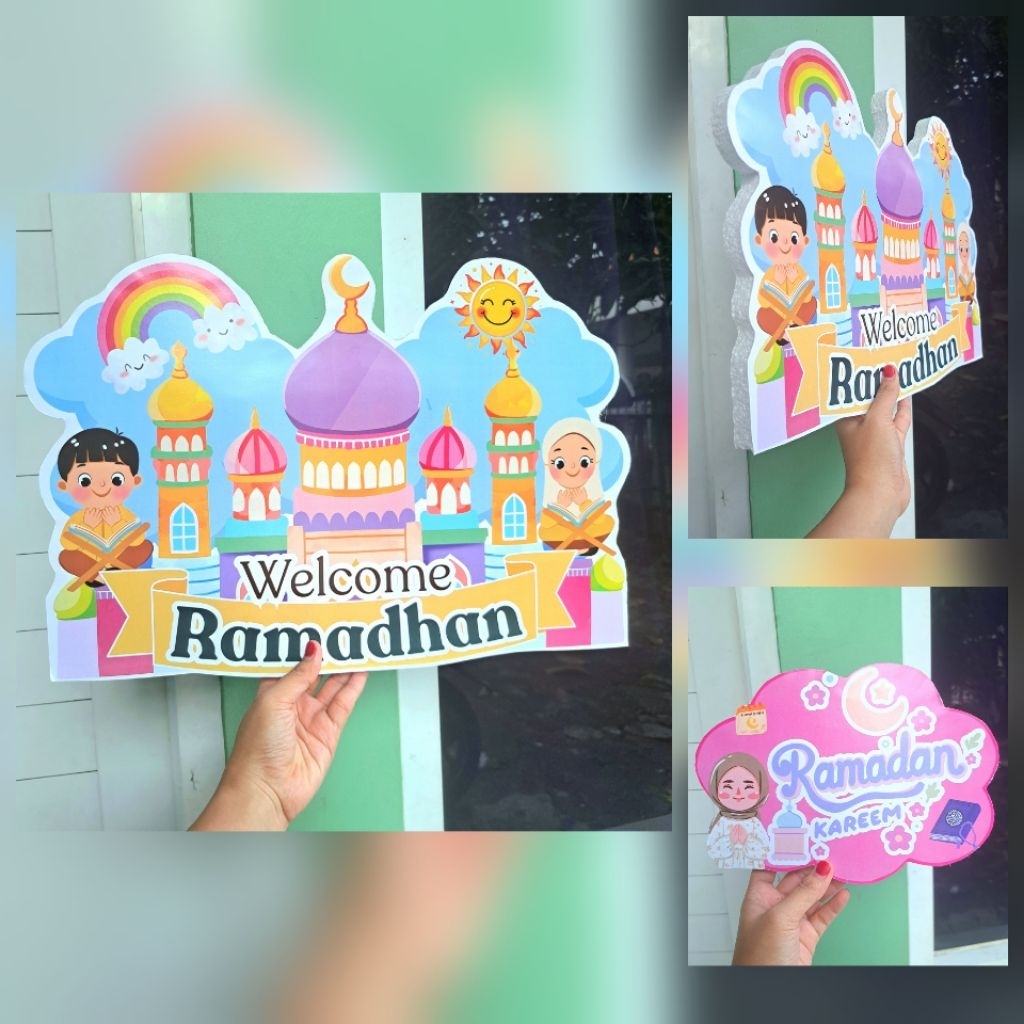 Board A3 Sterofoam Dekorasi Ramadhan Board Pawai Anak Sekolah Paud TK