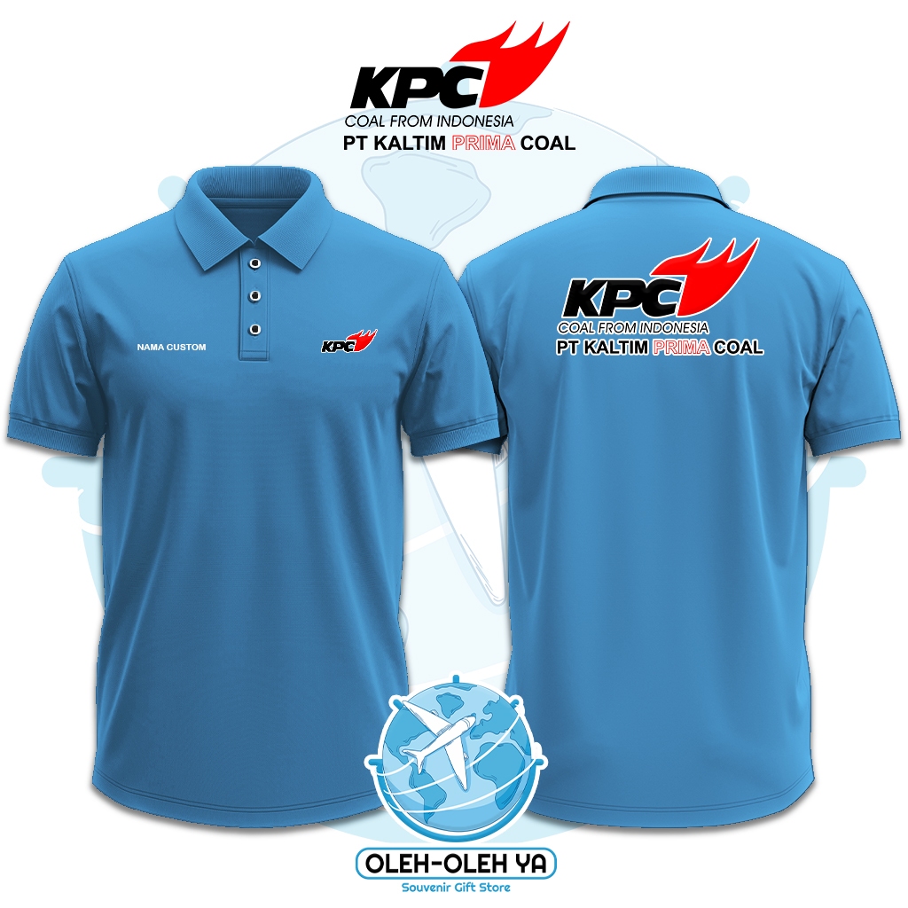 Oleh Oleh Ya Kaos Kerah Wangki Polo Shirt Kaos Kerja Wangki - KPC Kaltim Prima Coal Tambang Indonesi