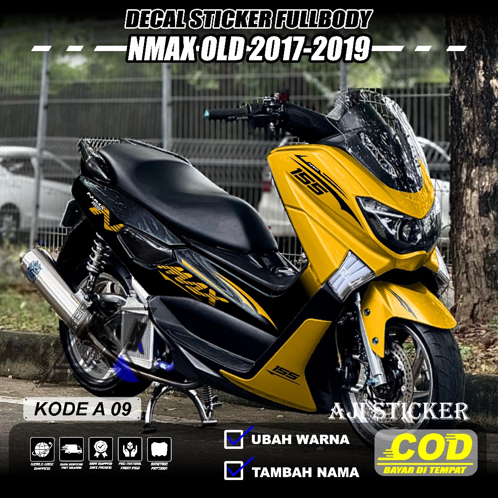 Sticker Decal Nmax Old 2017 2018 2019 Fullbody Motif Thailand Style
