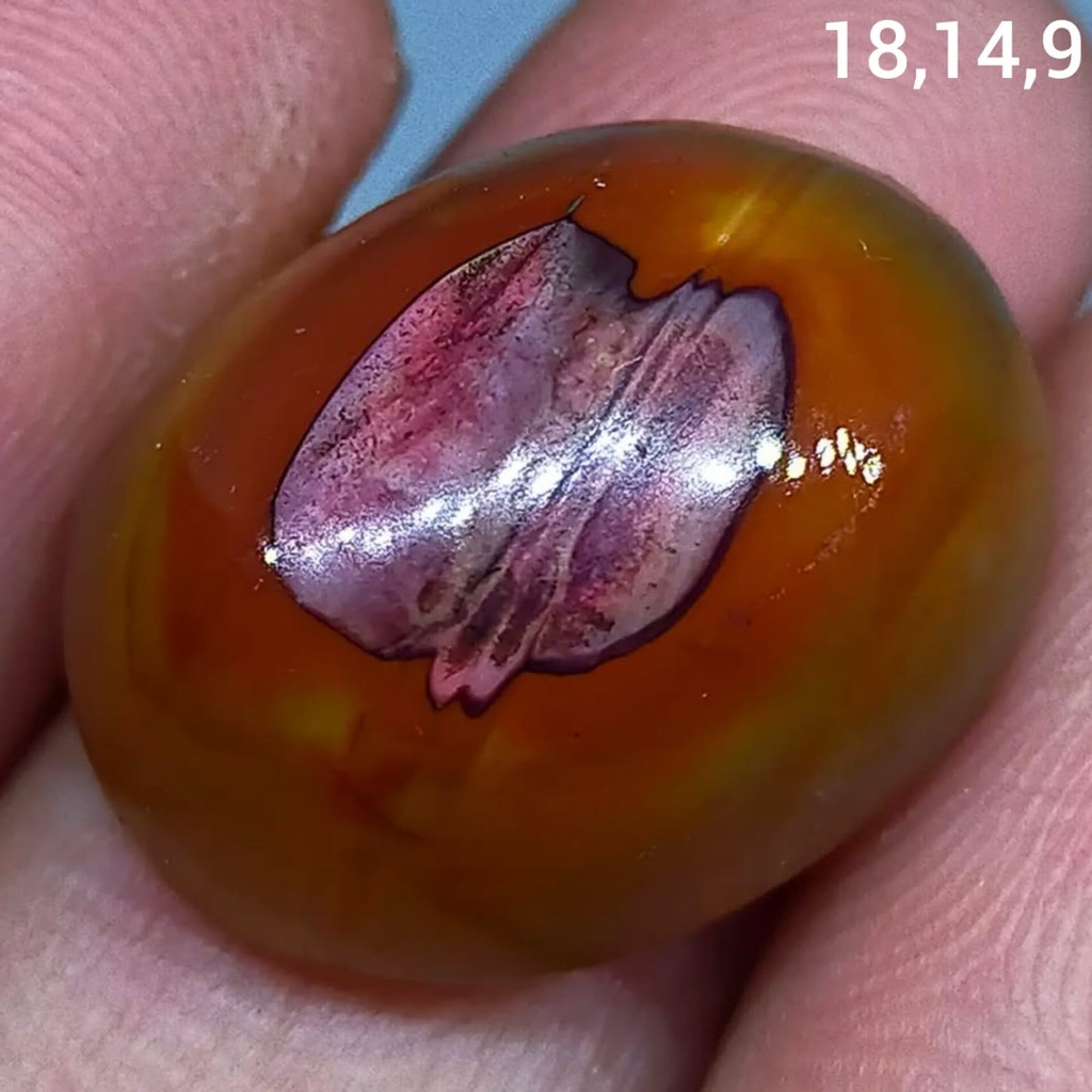 batu akik asli rubah karangnunggal antik top hq natural (asli alam)