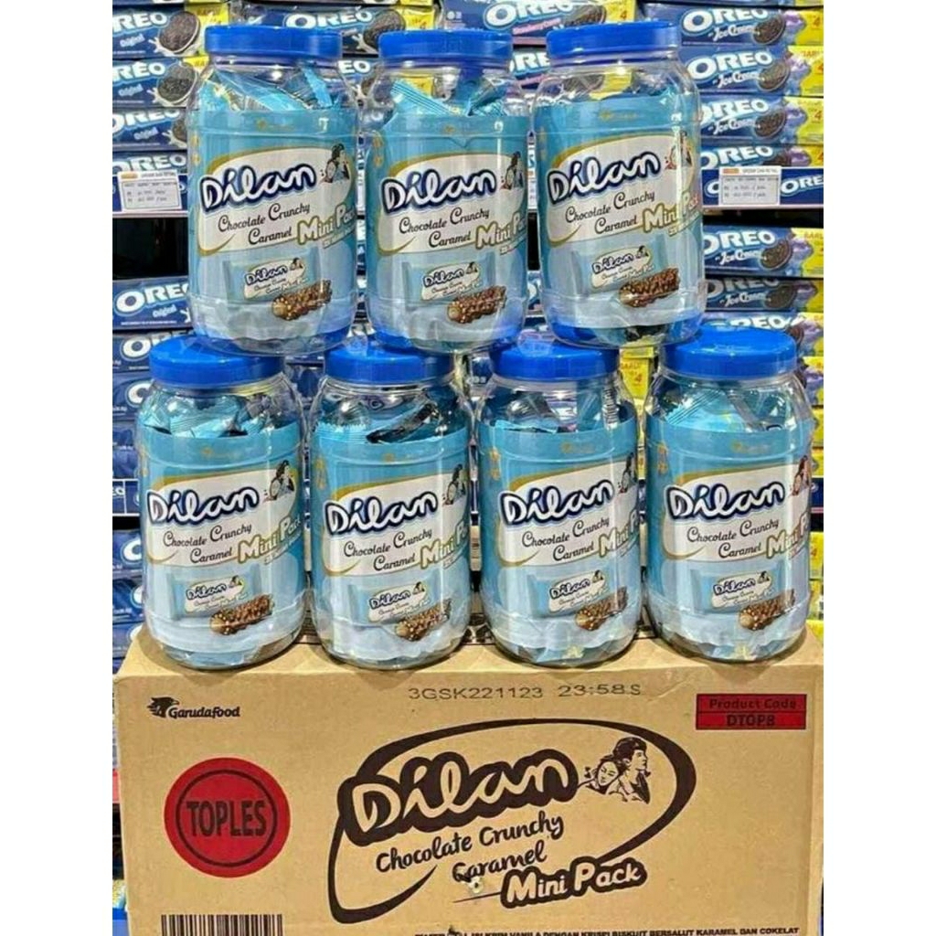 ECER  DILAN TOPLES/DILAN COKLAT CHARAMEL ISI 25