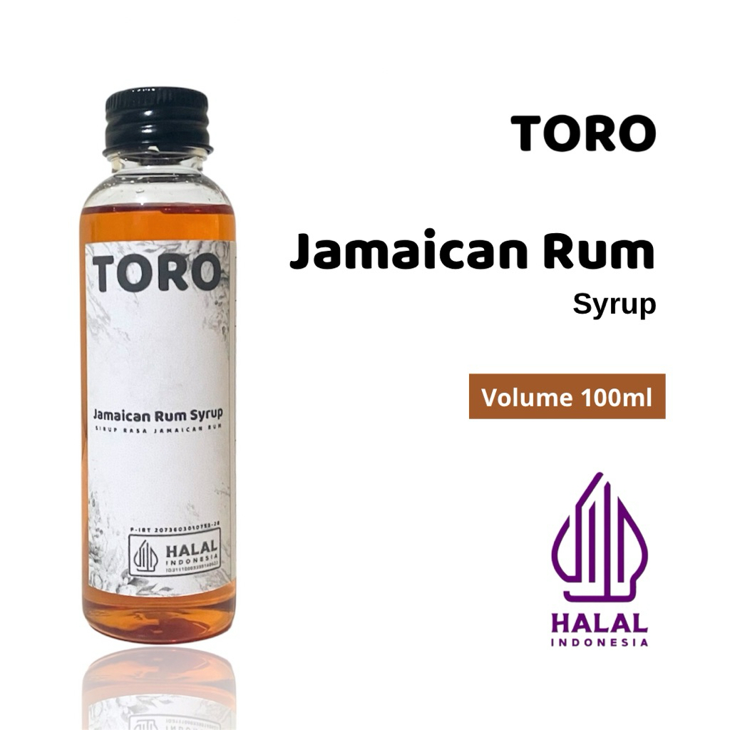 Jamaican Rum Syrup 100ml | Sirup Rasa Jamaican Rum 100ml