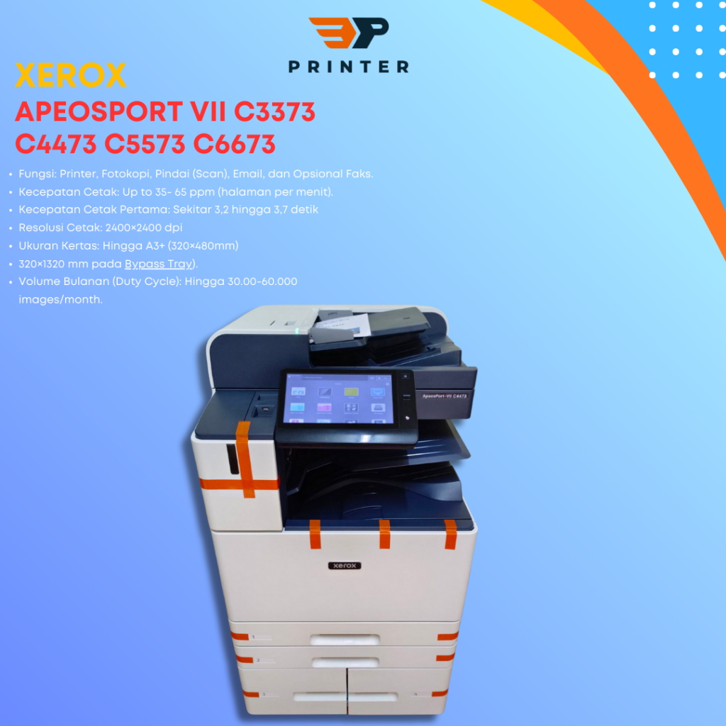 Mesin Cetak A3+ Xerox ApeosPort VII C6673 – A3+ Cetak Profesional | "LIKE NEW" Expres Printer