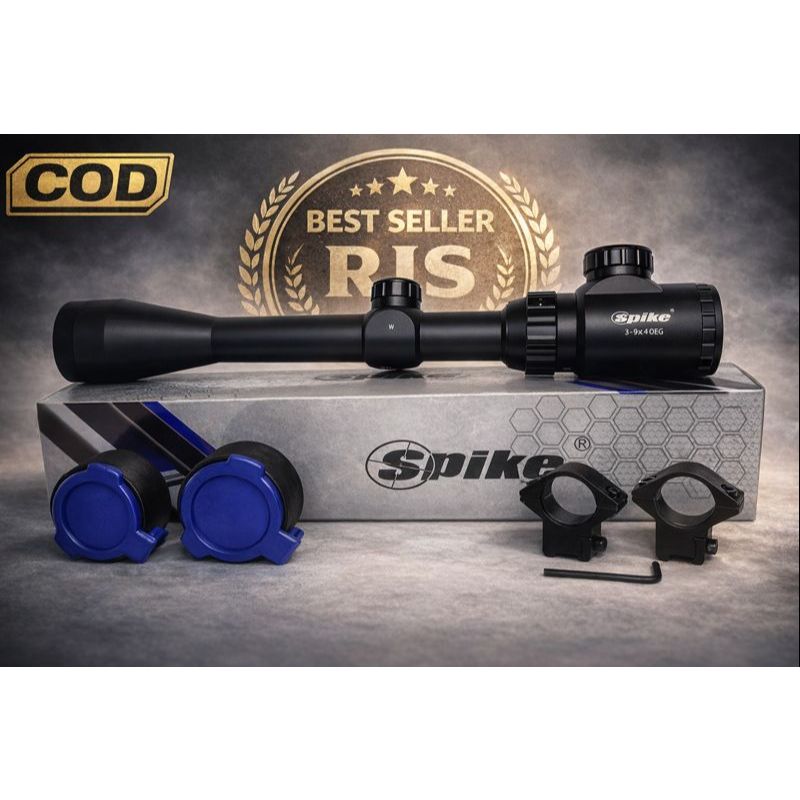 Teleskop Spike 3-9x40 RGB Telescope Teropong Jarak Jauh