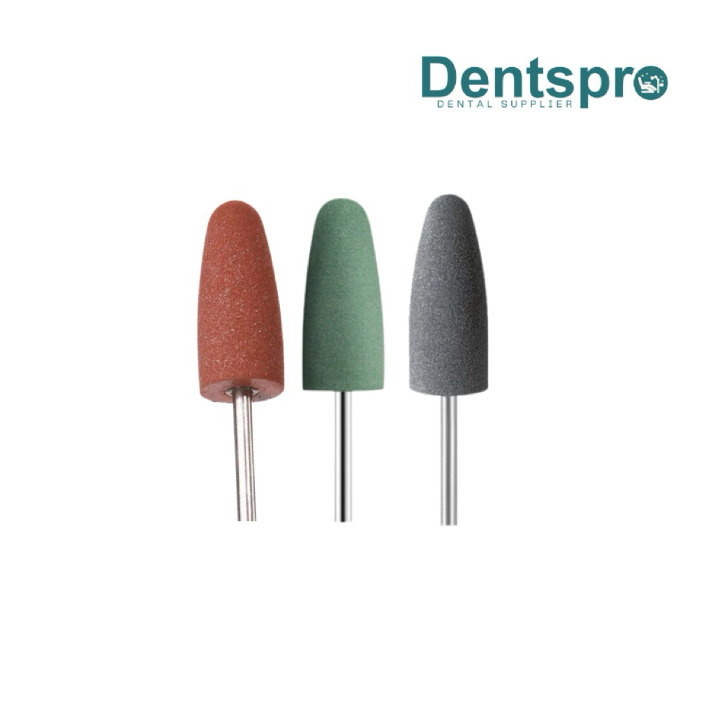 Bur Poles Rubber Sillicone / Polishing Bur Gigi Palsu Akrilik