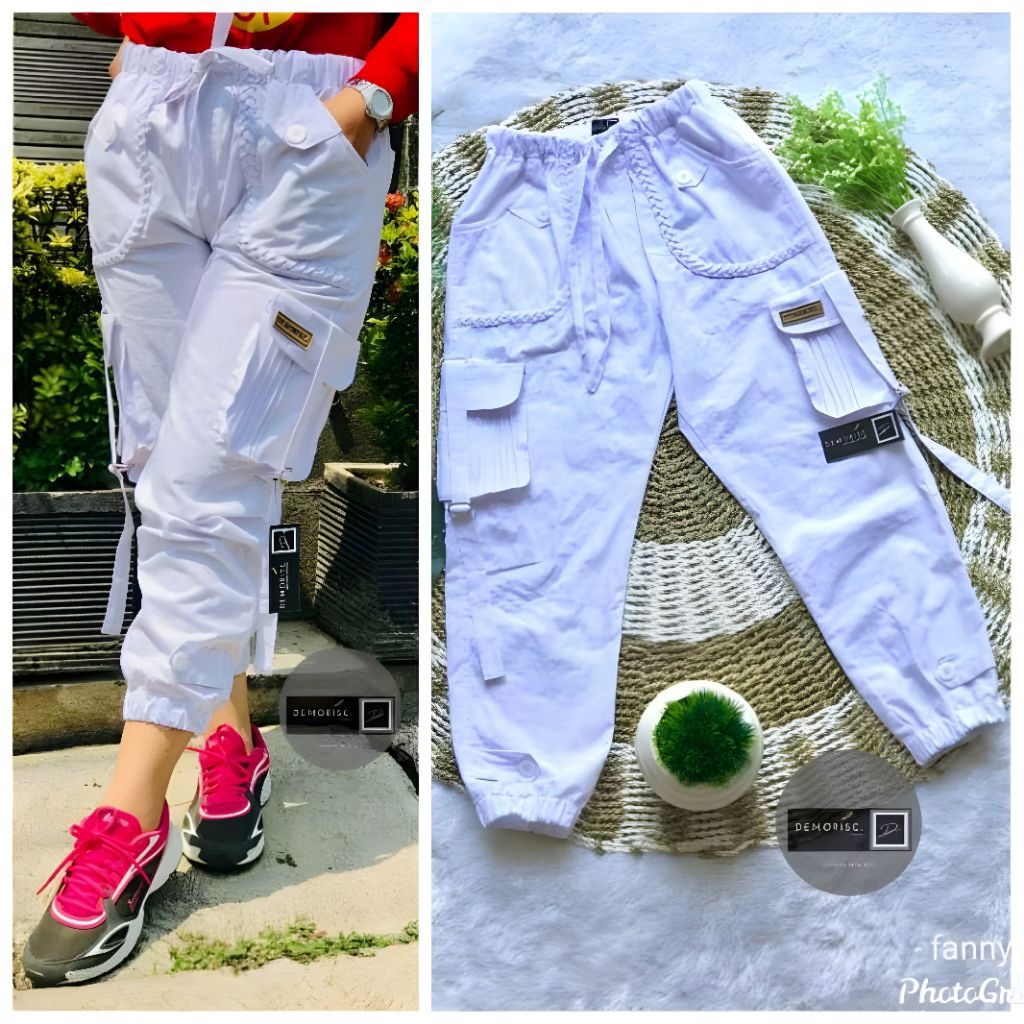 [Bisa Cod]Joger cargo wanita//Jogger olahraga//Jogger kasual//Jogger cargo wanita import premium ter
