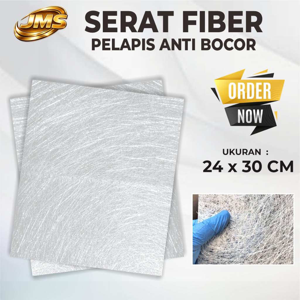 Serat Fiber 24 x 30 cm /Penguat Aspal Cair Anti Bocor / Fiber Anti Bocor / Serat fiber waterproffing