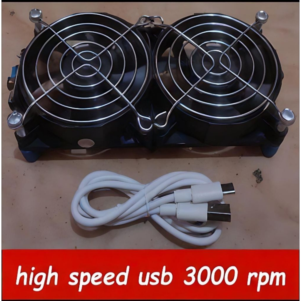 Kipas Power Amplifier Usb High Speed 3000 rpm