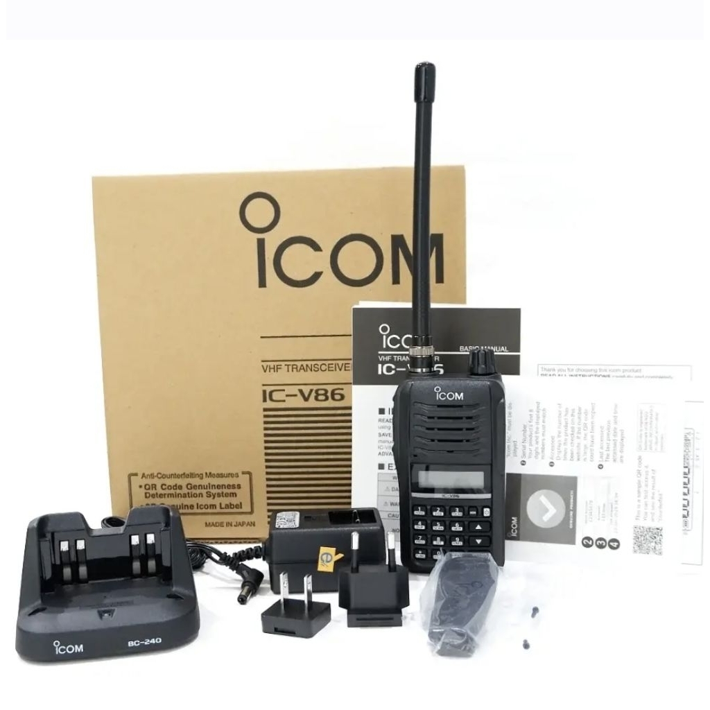 HT Icom V86 Original Garansi Resmi ( Scan Barcode )