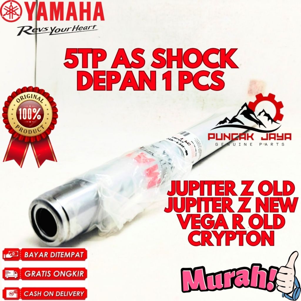 AS SHOCK DEPAN 1 PCS ORIGINAL YAMAHA KODE 5TP, AS SHOCK DEPAN JUPITER Z OLD, AS SHOCK DEPAN JUPITER 