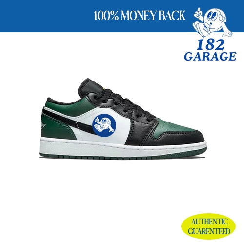 Sepatu NK Air Jordan 1 Low Green Toe
